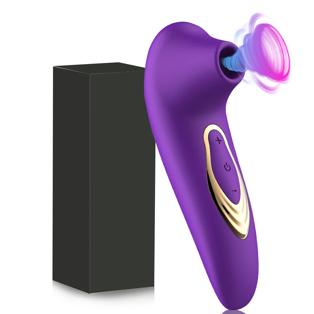 Clitoral suction vibrator with powerful suction cup 4.8/5
