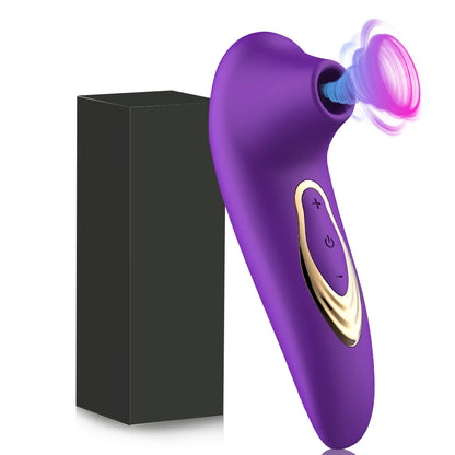 Clitoral suction vibrator with powerful suction cup  4.8/5