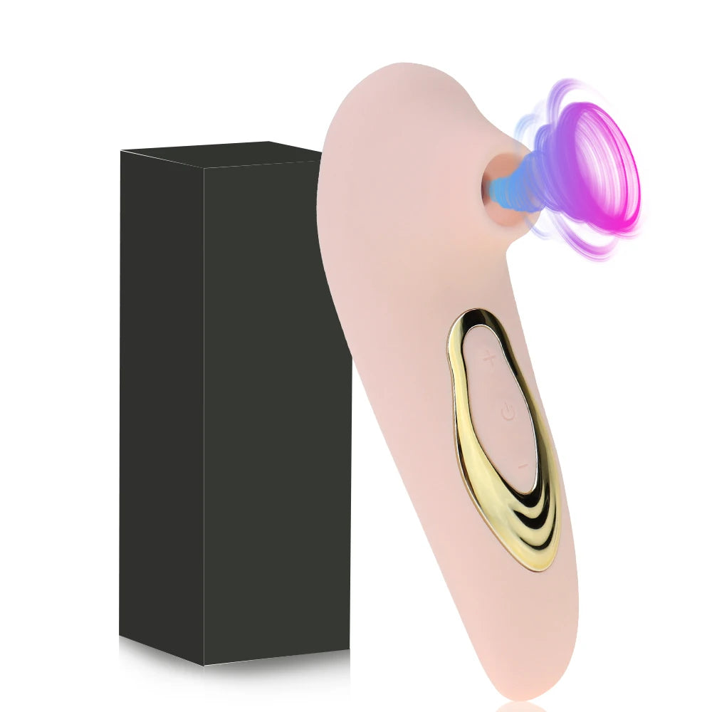 Clitoral suction vibrator with powerful suction cup  4.8/5
