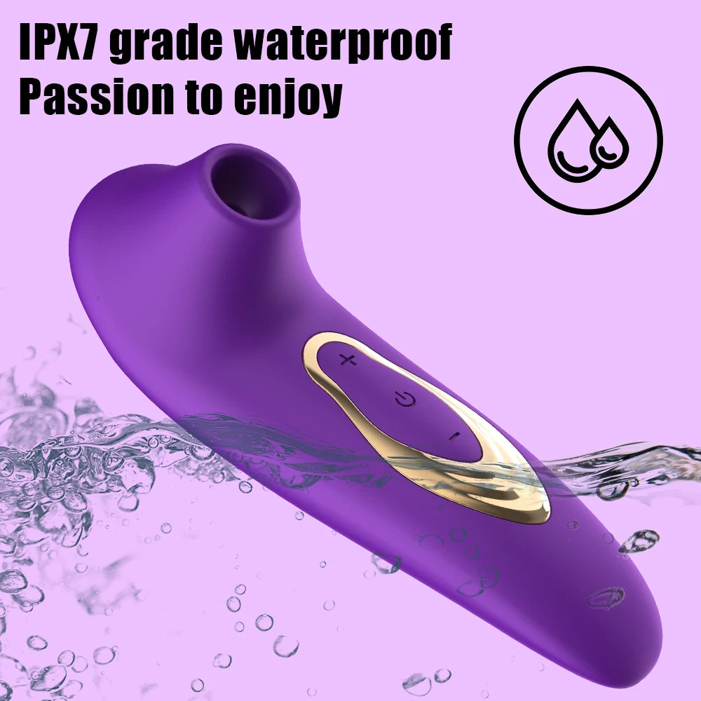 Clitoral suction vibrator with powerful suction cup  4.8/5