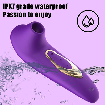 Clitoral suction vibrator with powerful suction cup  4.8/5