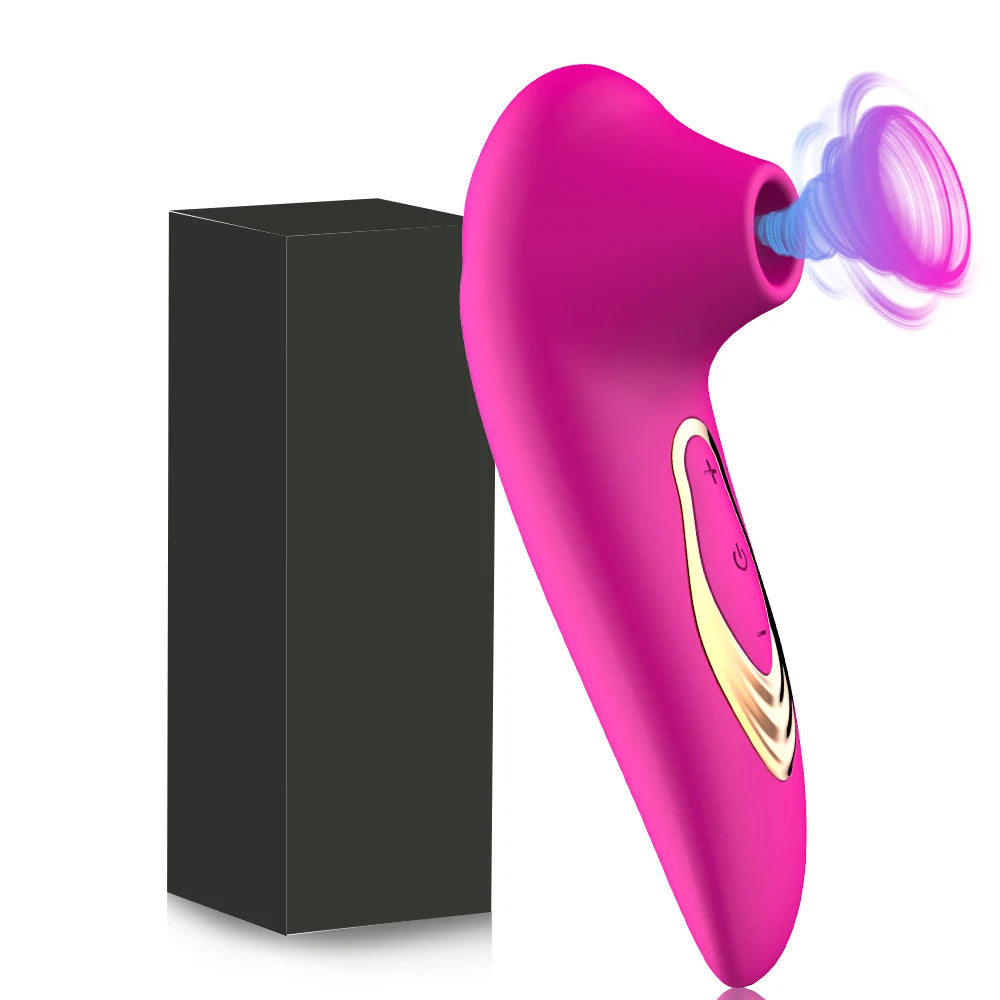 Clitoral suction vibrator with powerful suction cup  4.8/5